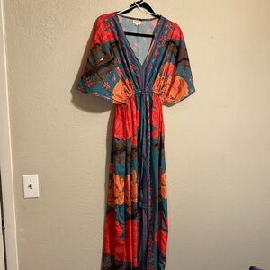 Cost Plus World Market Multicolor Floral Dress